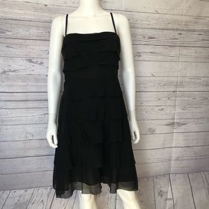 BCBG Max Azria Chiffon Dress Sz 10